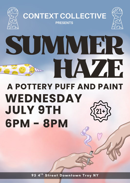 Summer Haze: A Pottery Puff & Paint